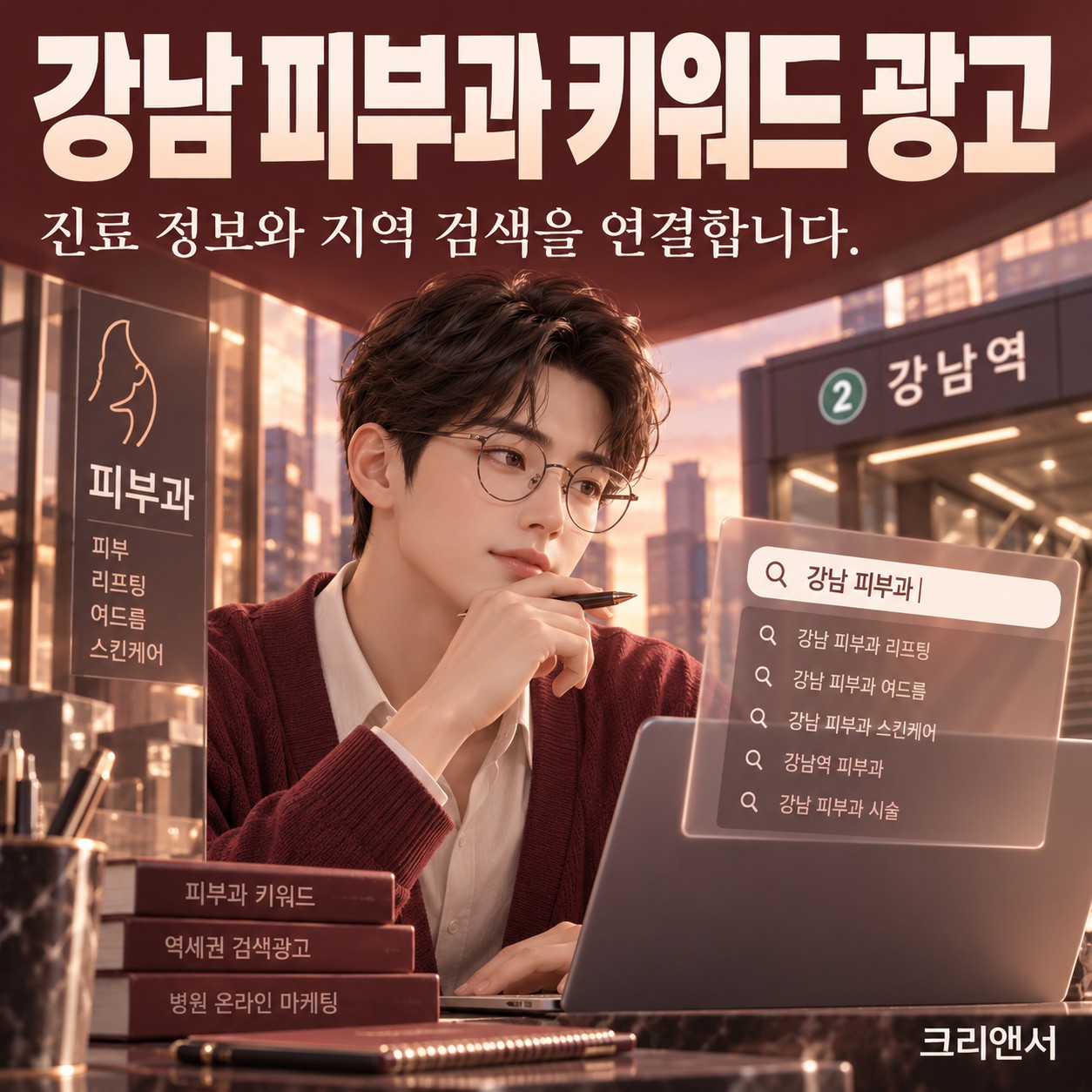 강남 피부과 시술 키워드와 역세권 검색광고